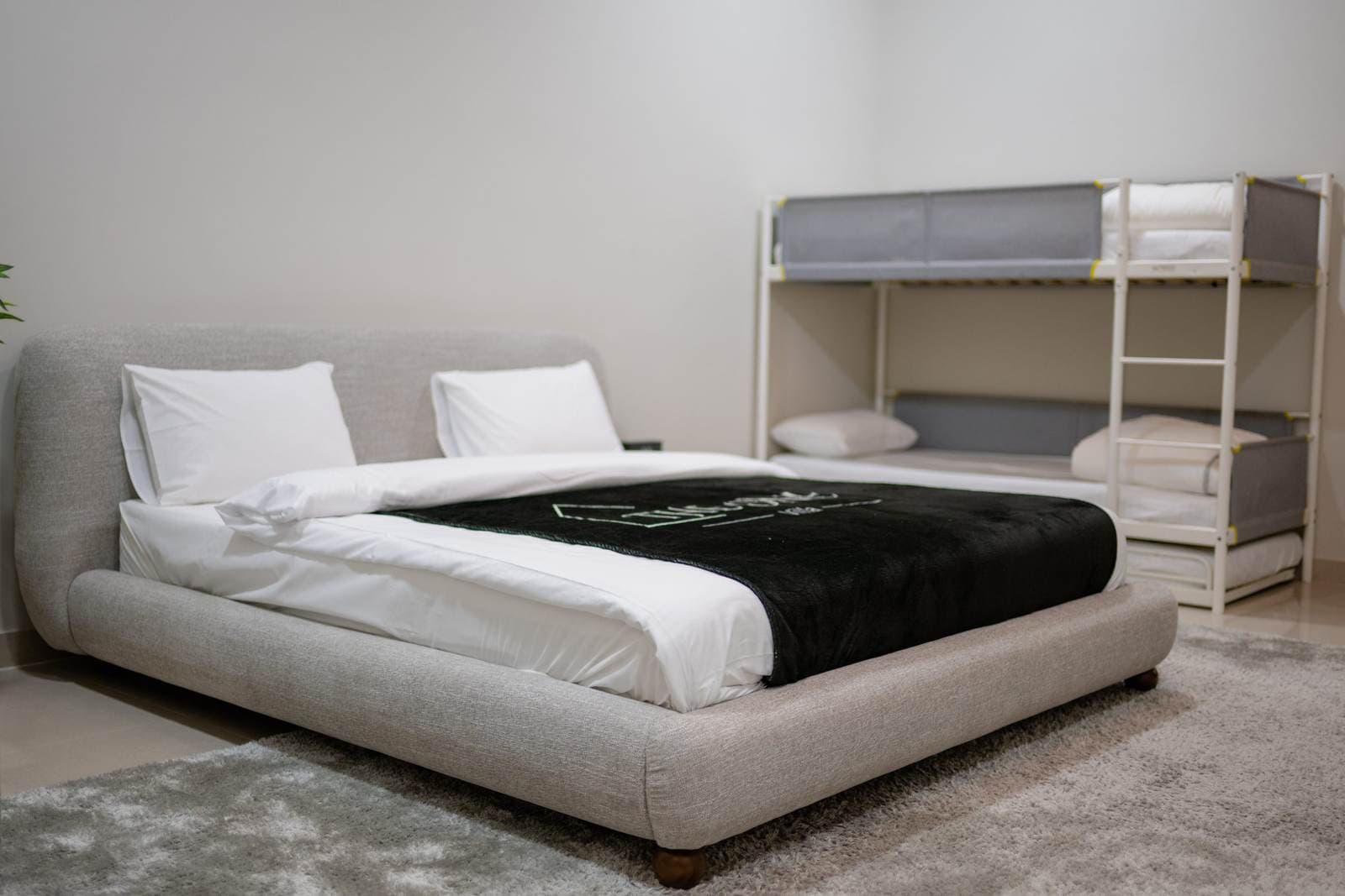 Family bedroom with bunk bed