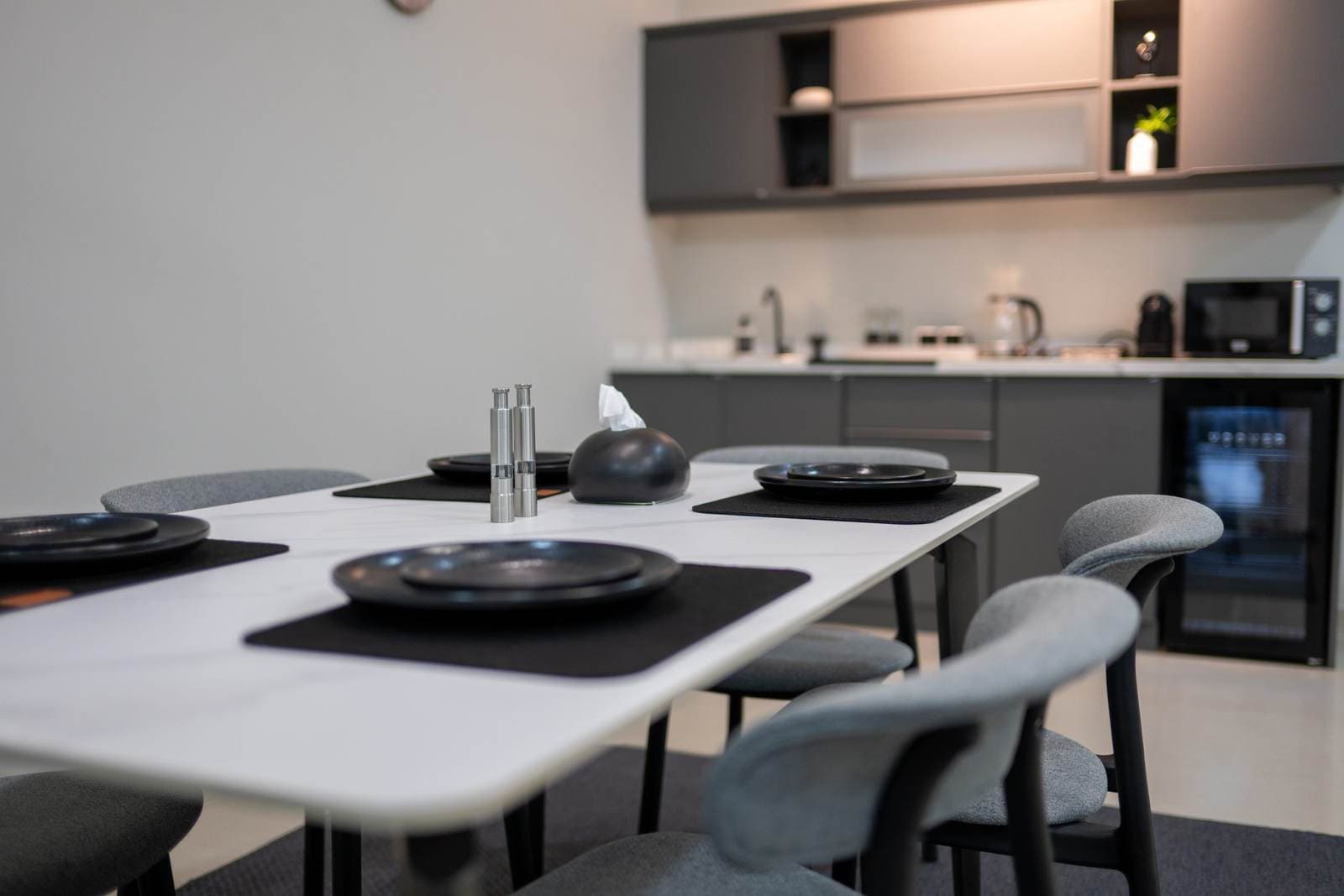 Kitchen and dining area